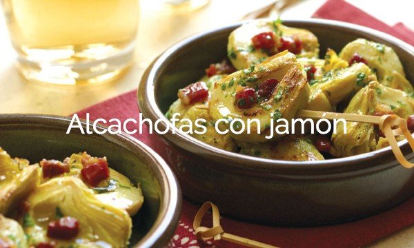 Alcachofas con jamón
