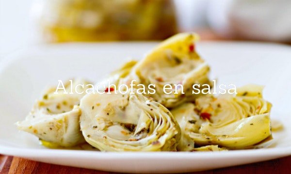 Alcachofas en salsa