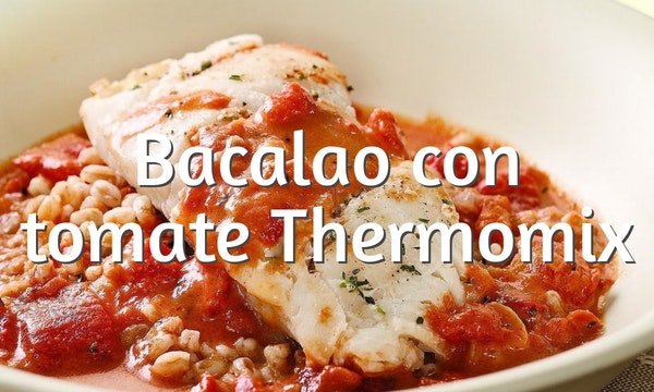 Bacalao con tomate en Thermomix