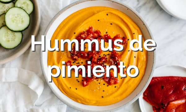 Hummus de pimiento