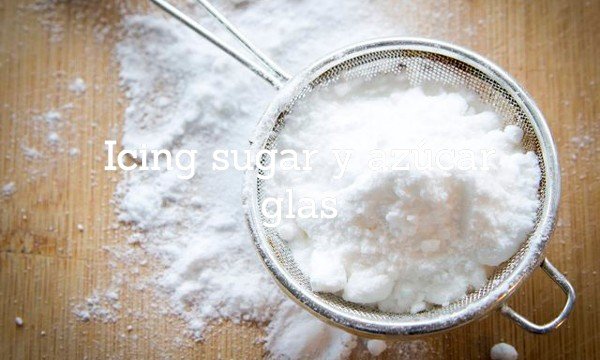 Icing sugar y azúcar glas