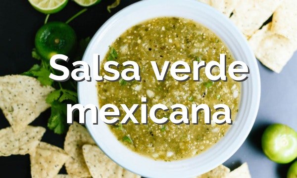 Salsa verde mexicana