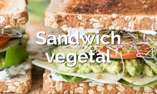 Sándwich vegetal